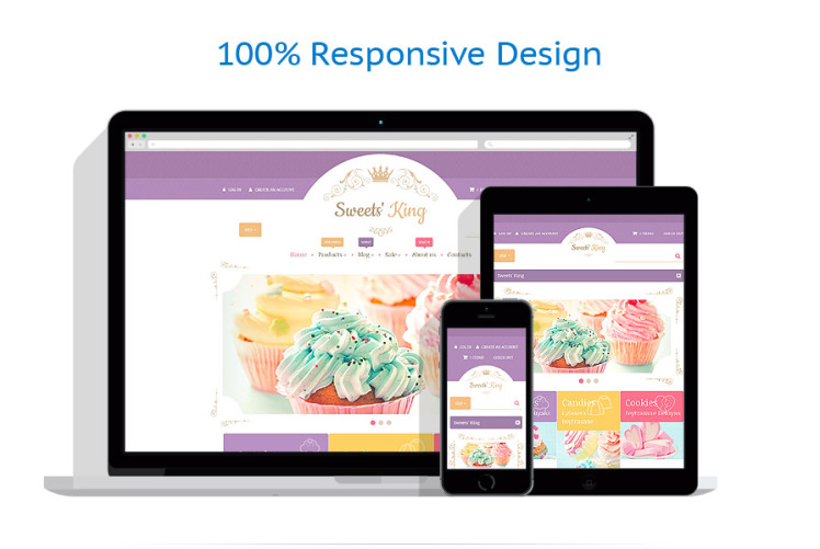 Sweet Euphoria Sweets King Online Store Shopify Theme #53922