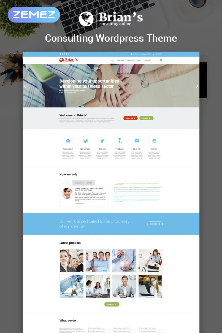 Brians Consulting Multipurpose Classic Elementor WordPress Themes