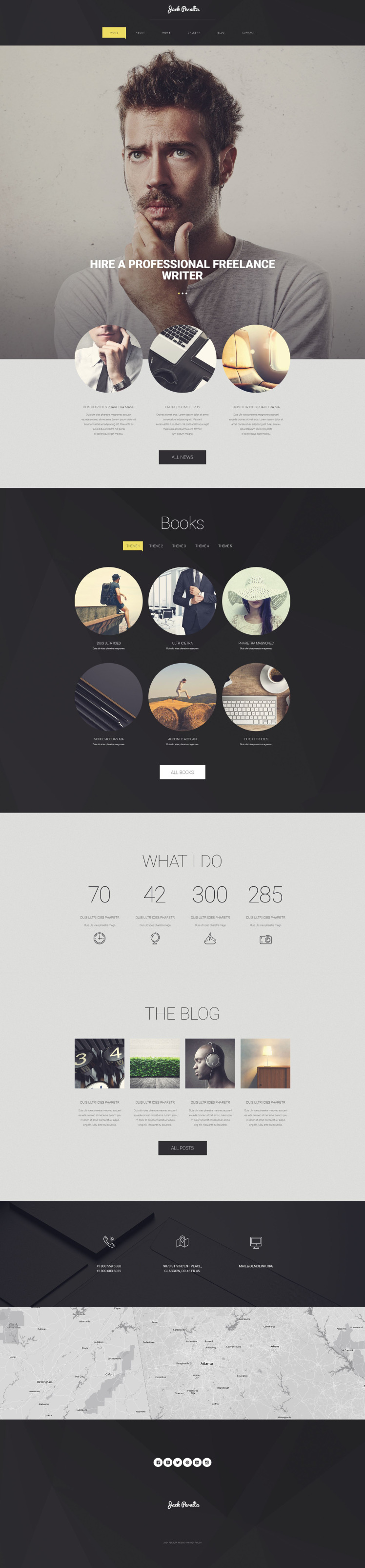 Freelance Writer WordPress Theme
