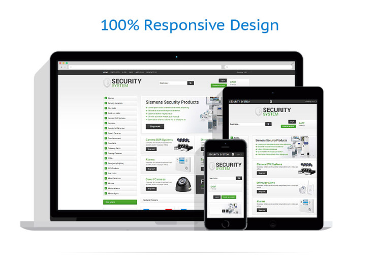 Security Responsive Shopify Theme #54547
