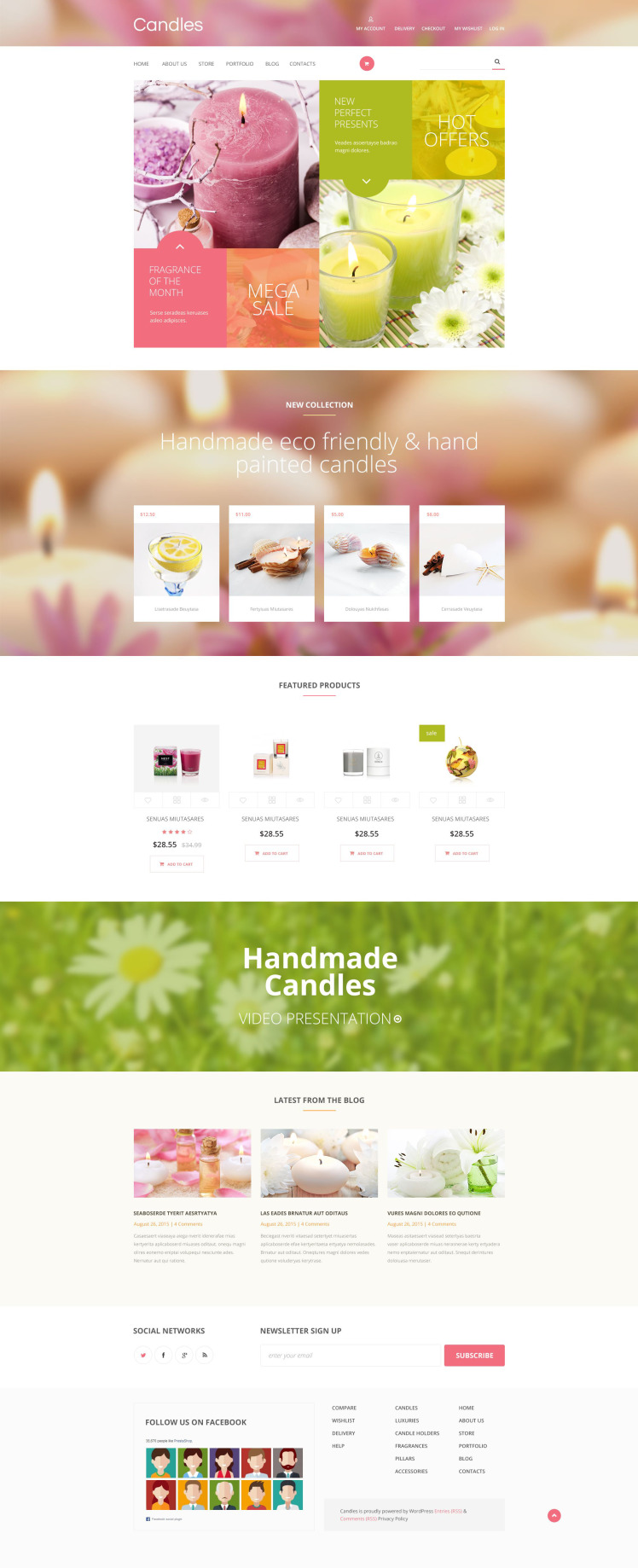 Candles WooCommerce Themes