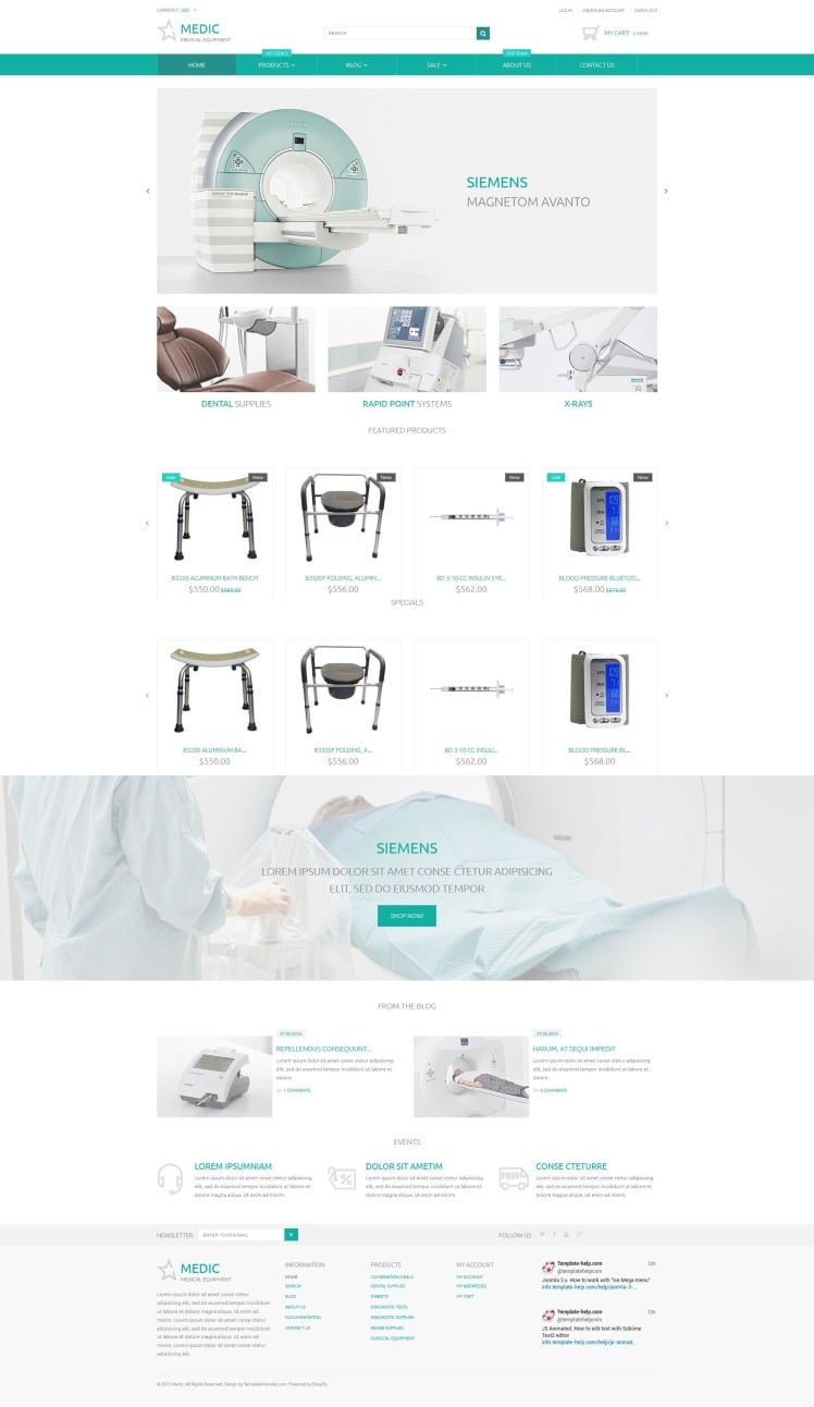 Medical Equipment Responsive Shopify Theme