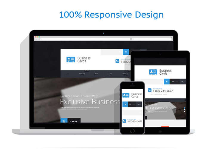 Business Cards Store Shopify Theme #54854