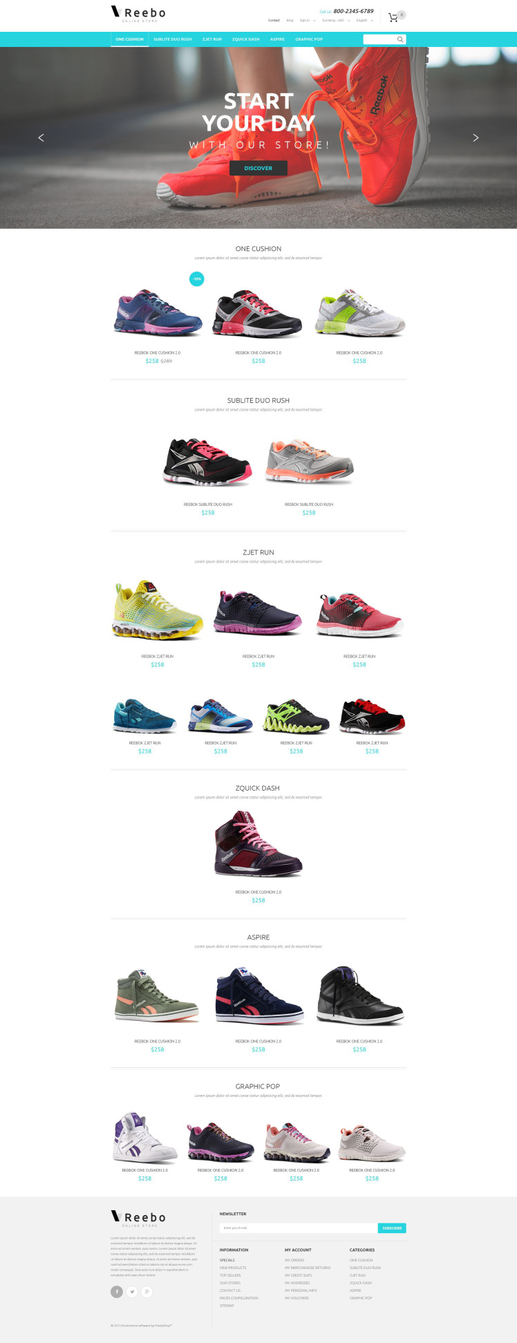 Reebo PrestaShop Themes