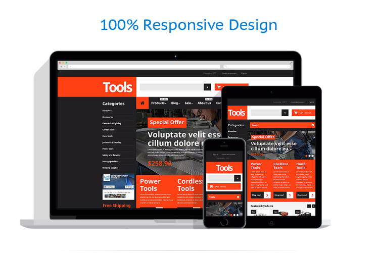Tools Equipment Responsive Shopify Theme #55111