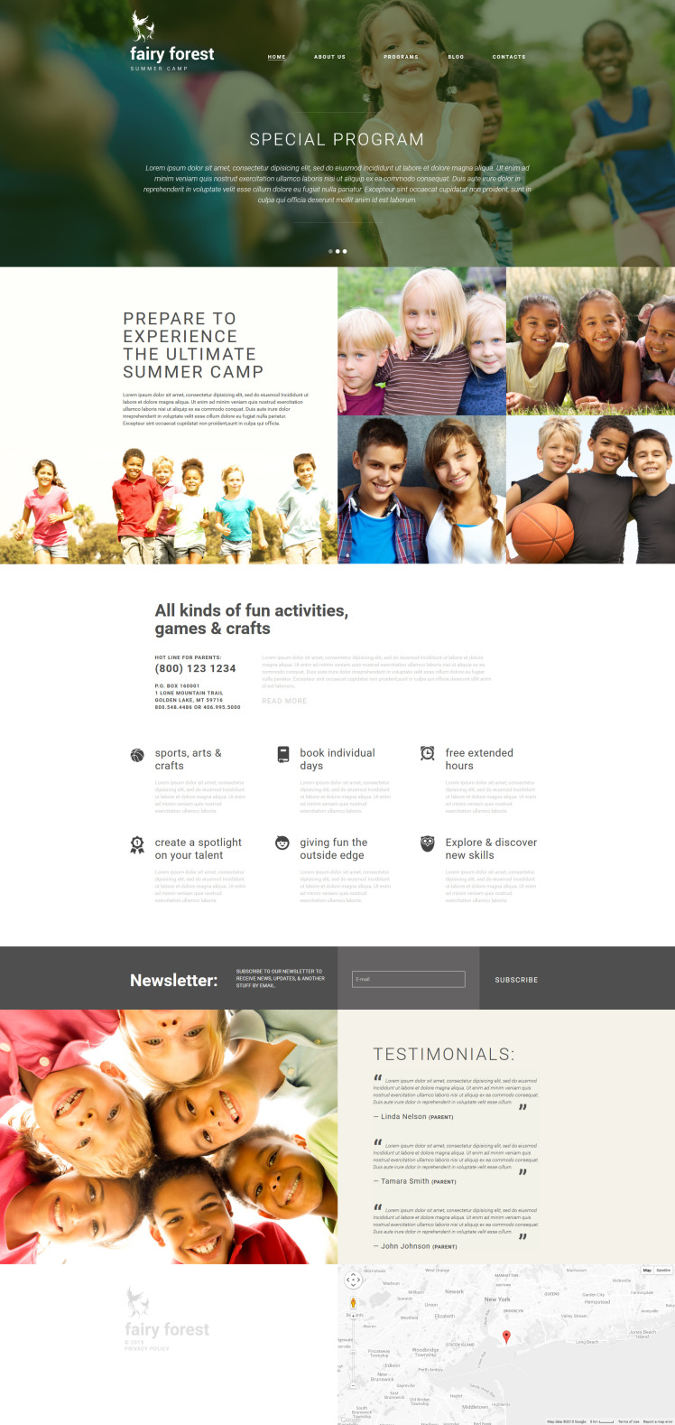 Fairy Forest Joomla Templates
