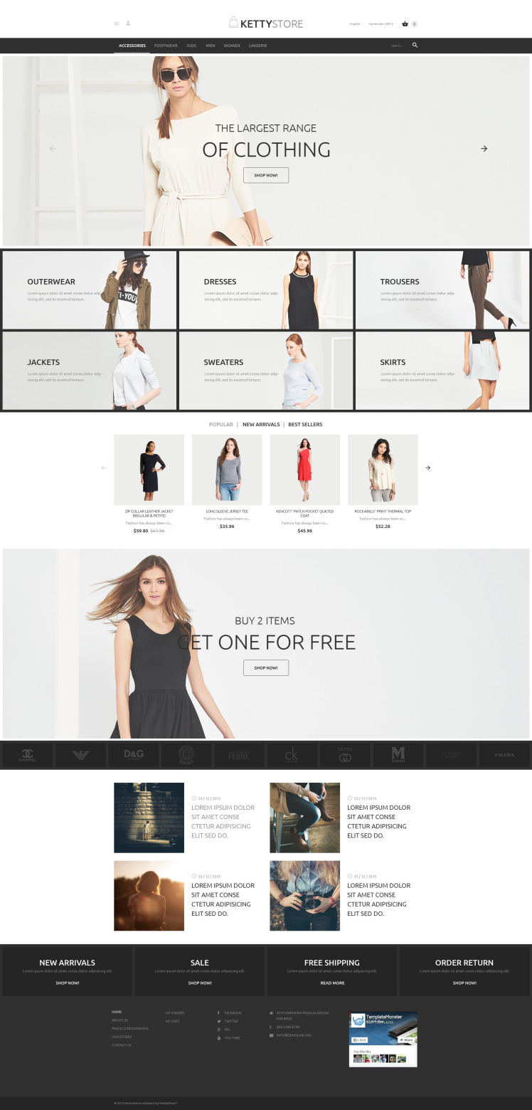 KettyStore PrestaShop Themes