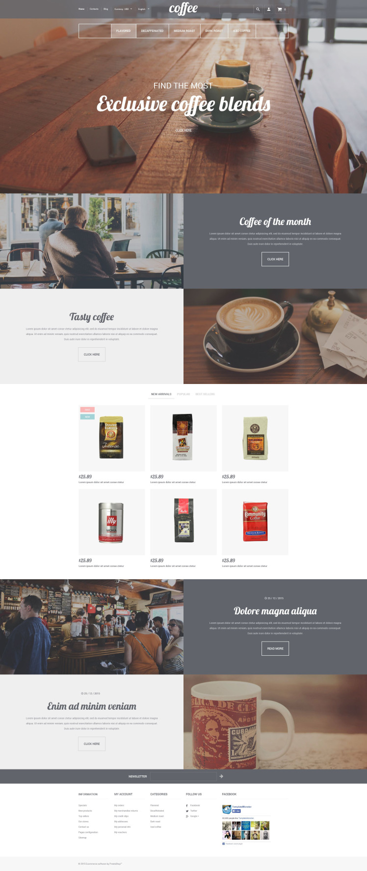 Coffee House Shopify Theme #55341
