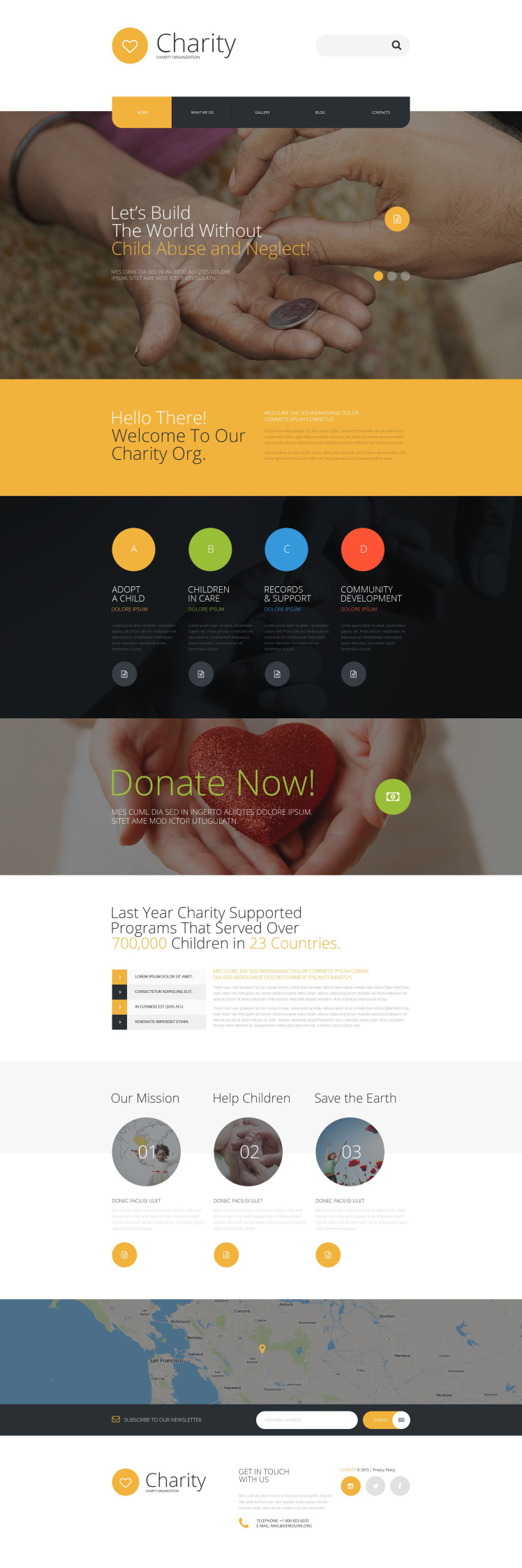 Charity Child Charity Free Modern Joomla Templates