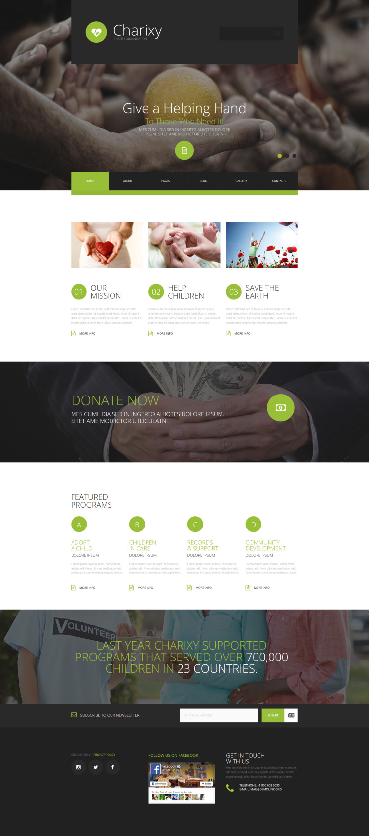 Charixy Joomla Templates