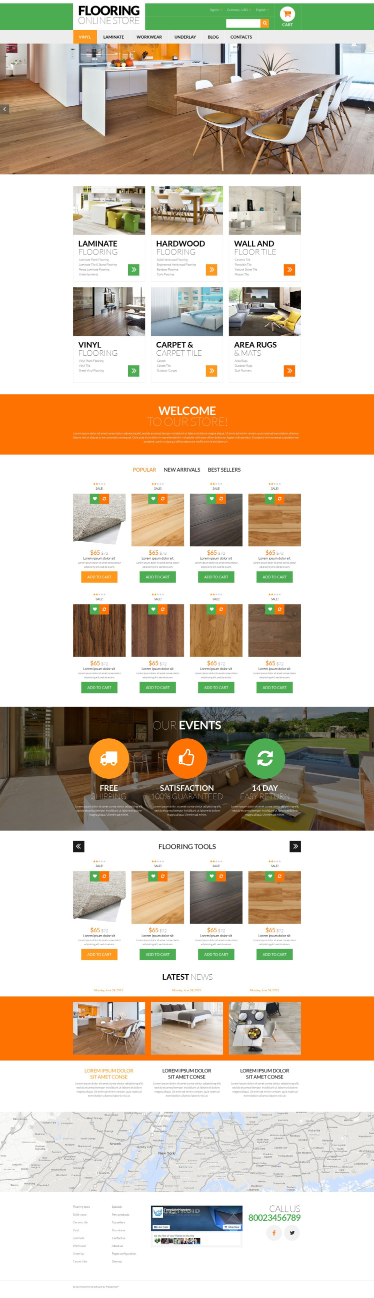 Flooring Online Store PrestaShop Themes