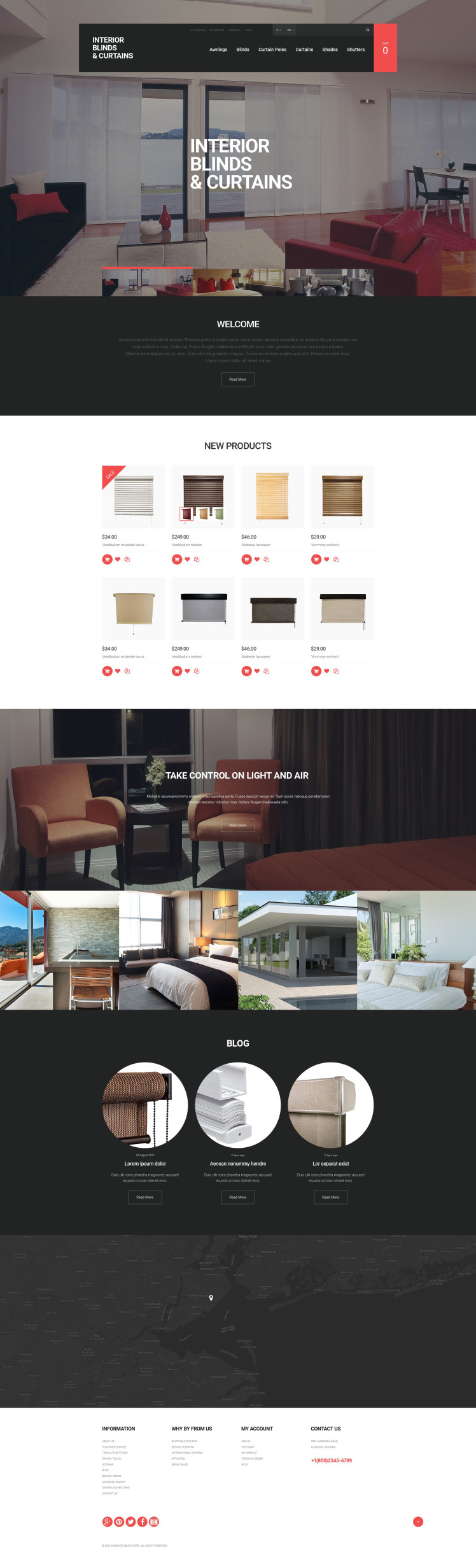 Window Panels Magento Themes