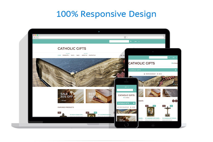 Catholic Church Responsive Shopify Theme #55550