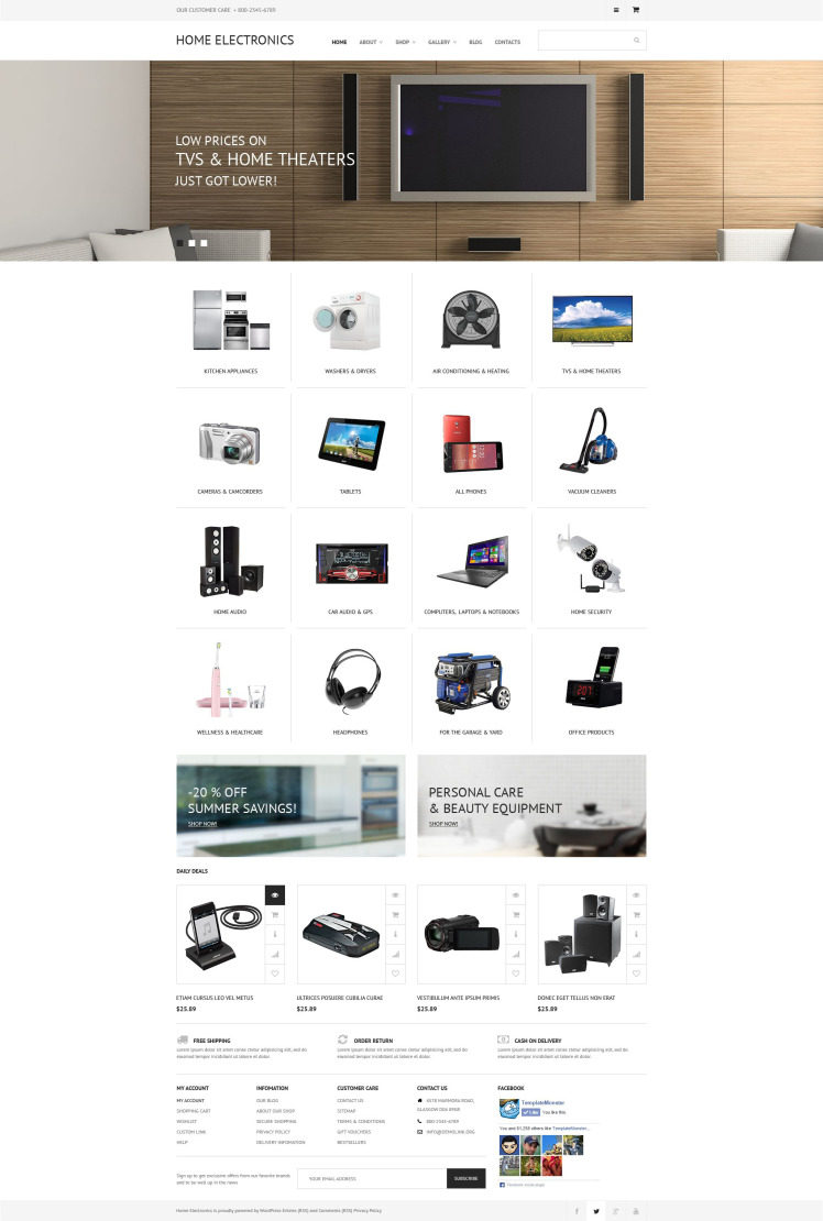Home Electronics WooCommerce Themes