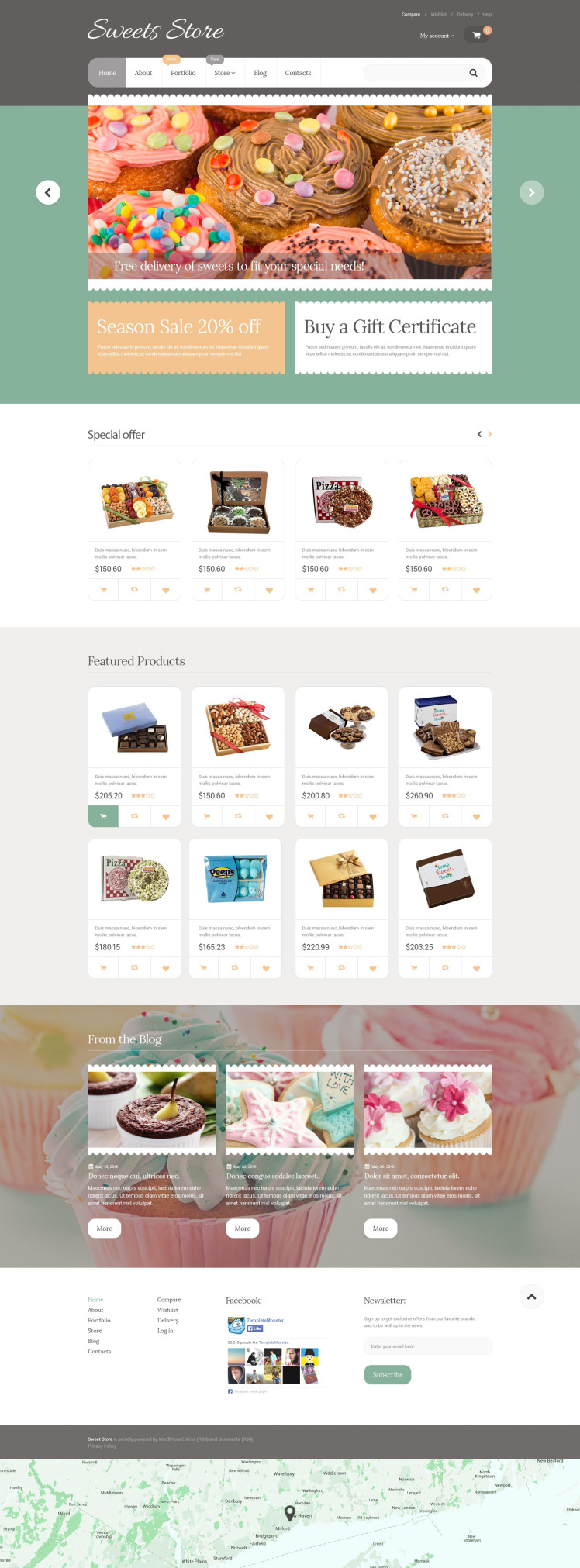 Yummy Sweets WooCommerce Themes