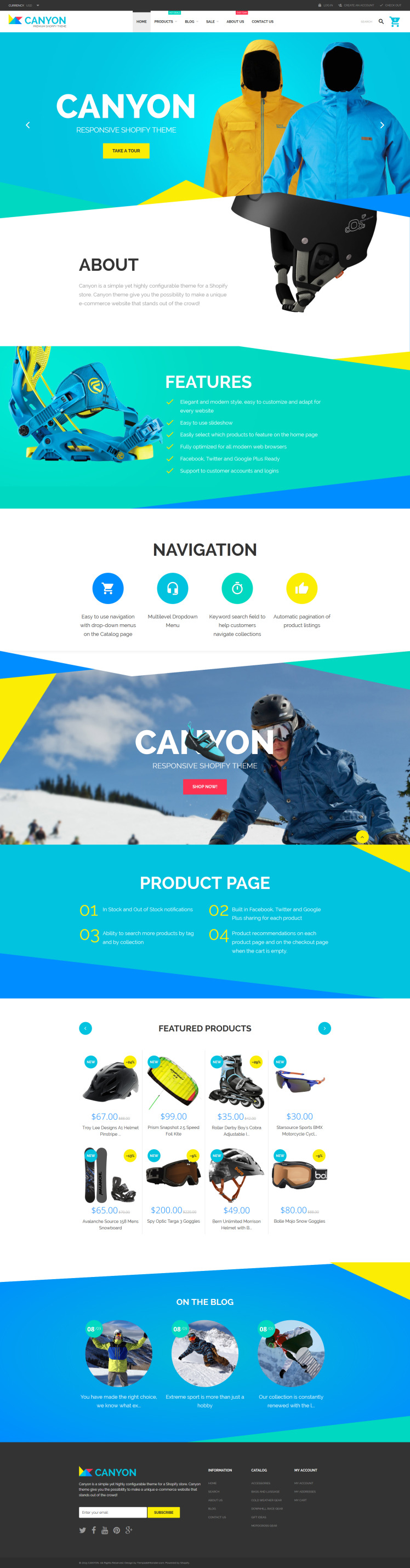 Canyon Shopify Theme #55683