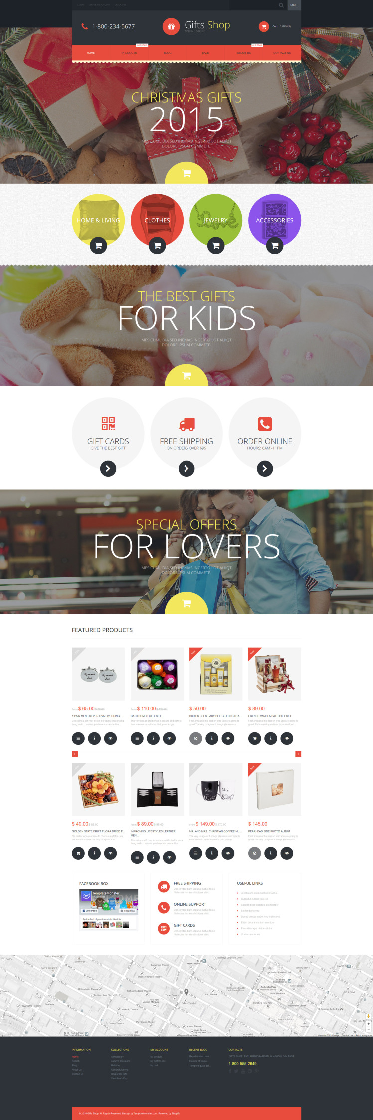 Gifts Shop Shopify Theme #55607