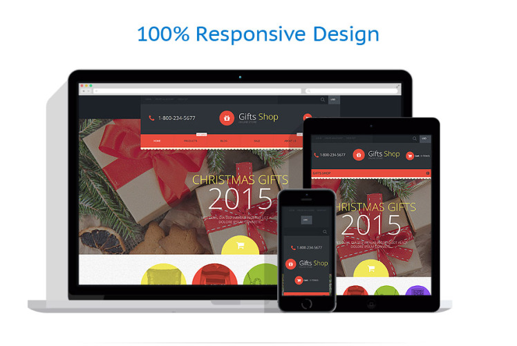 Gifts Shop Shopify Theme #55607