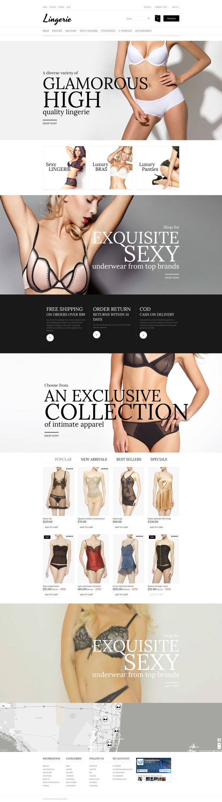Lingerie PrestaShop Themes