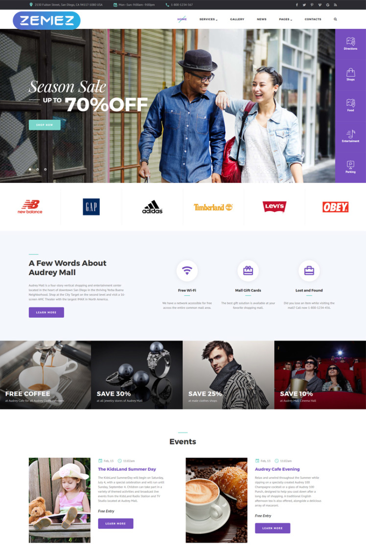 Blog Theme Joomla Templates