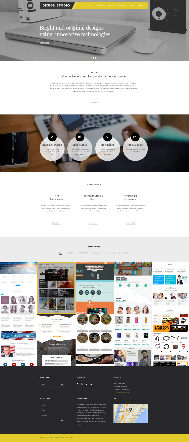 Design Studio WordPress Theme #56038