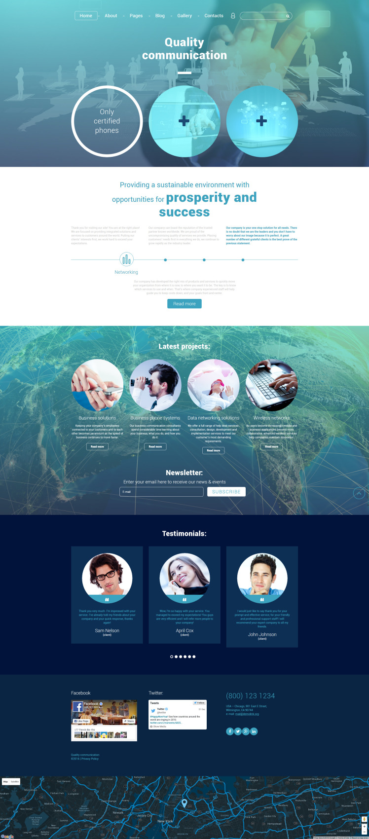Quality Communication Joomla Templates