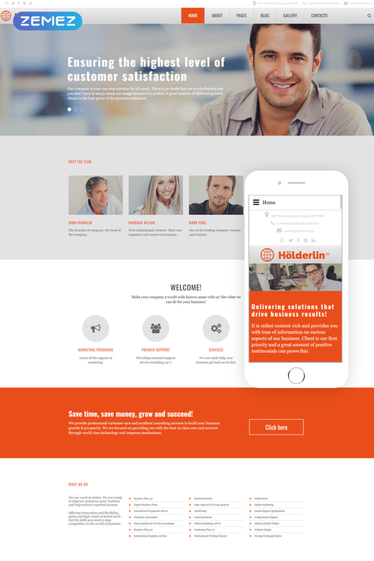 Holderlin Joomla Templates