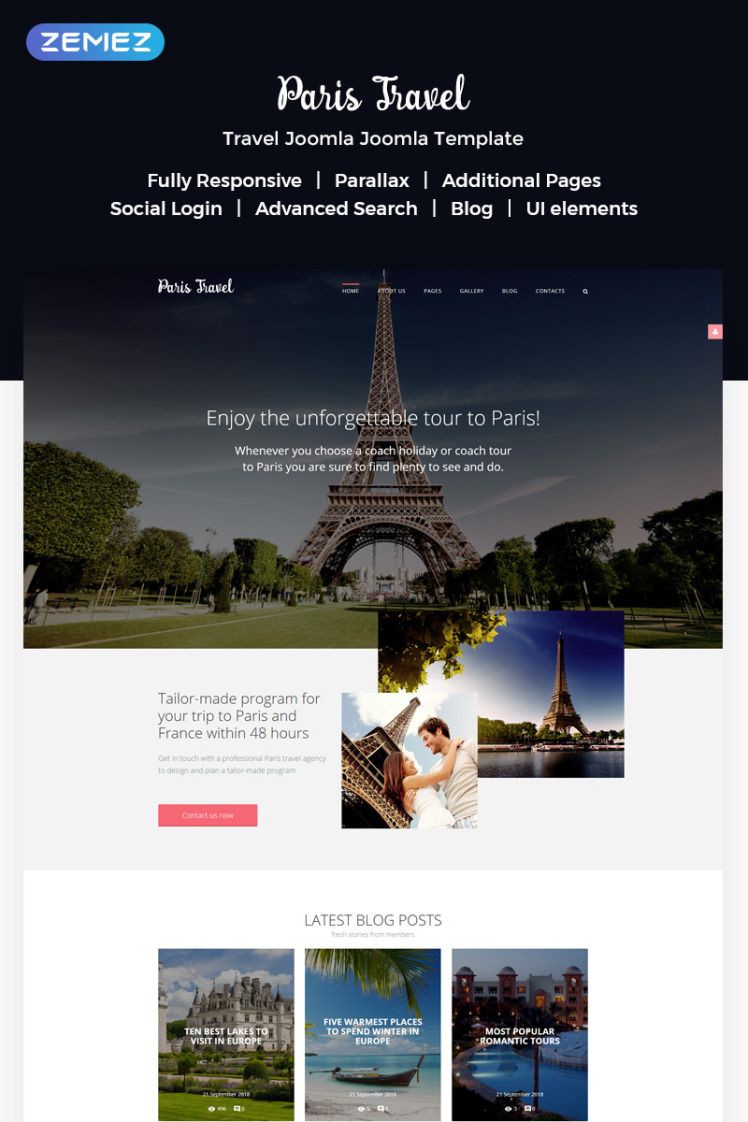 Travel Joomla Templates