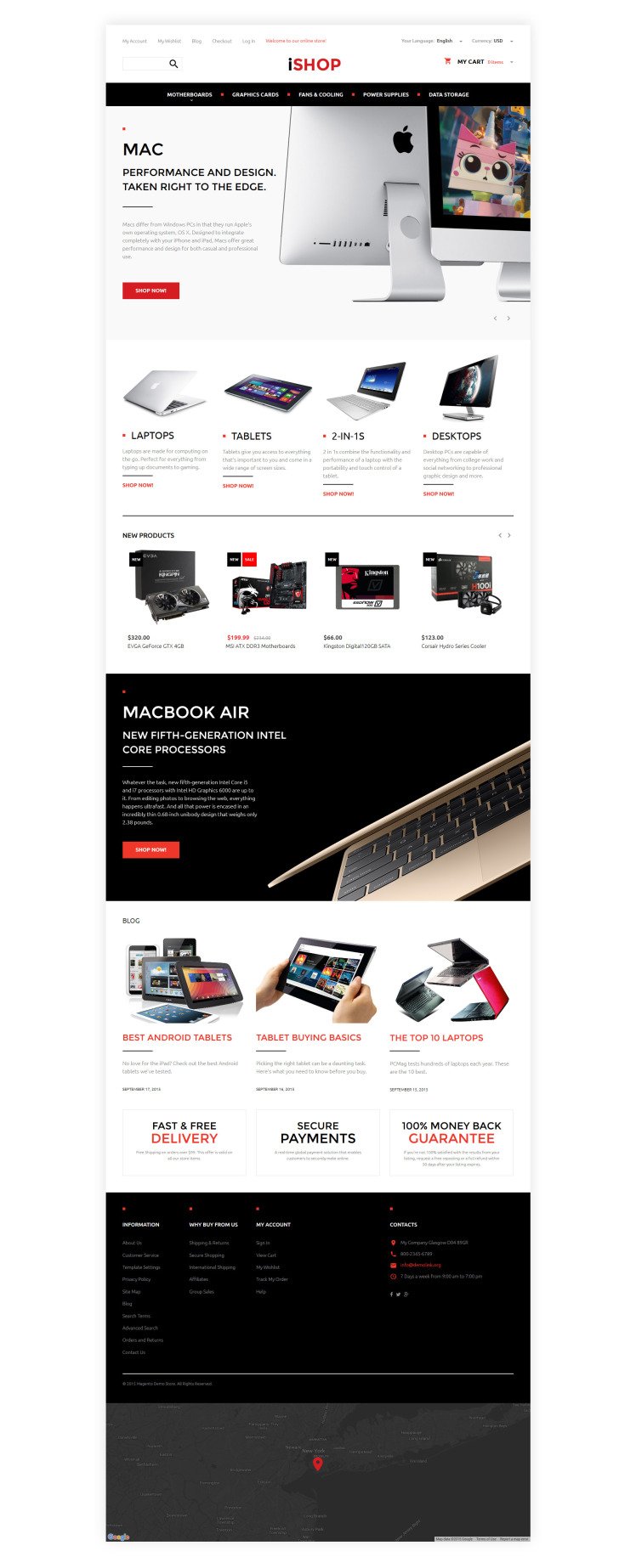 Computer Hardware Magento Themes