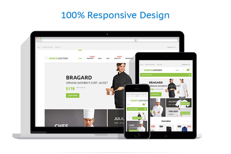 Uniform Store Responsive Shopify Theme #57606