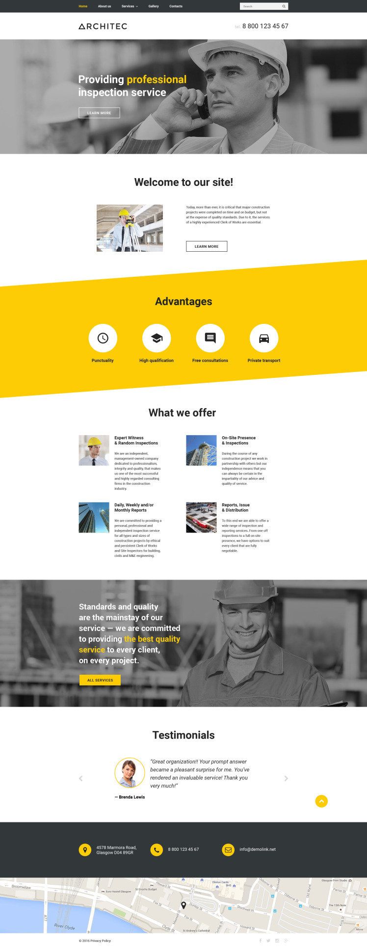 Architec Website Template #57730