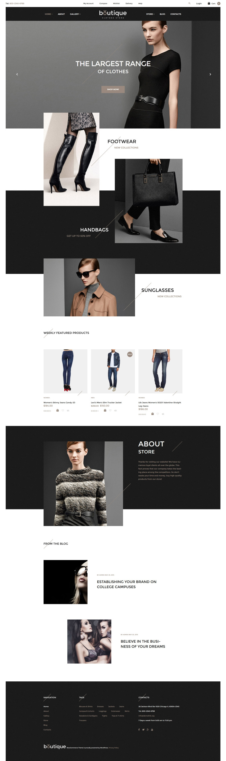 Boutique WooCommerce Theme