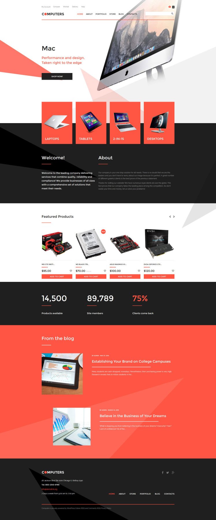 Computer Hardware WooCommerce Themes