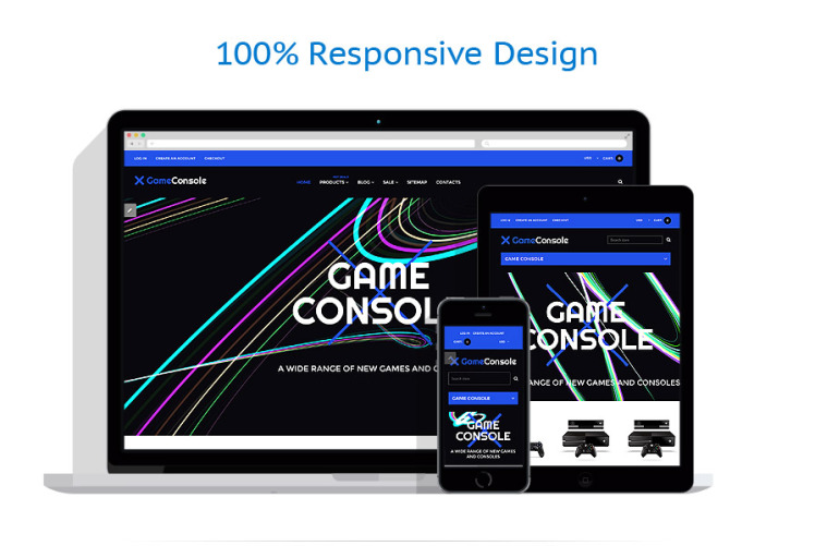Game Console Shopify Theme #57774