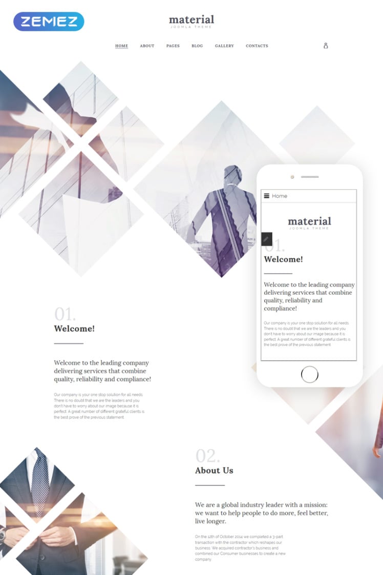 Rhombus Joomla Templates