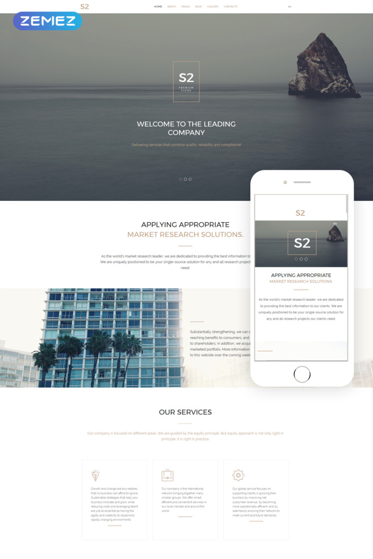 S Business Company Joomla Templates