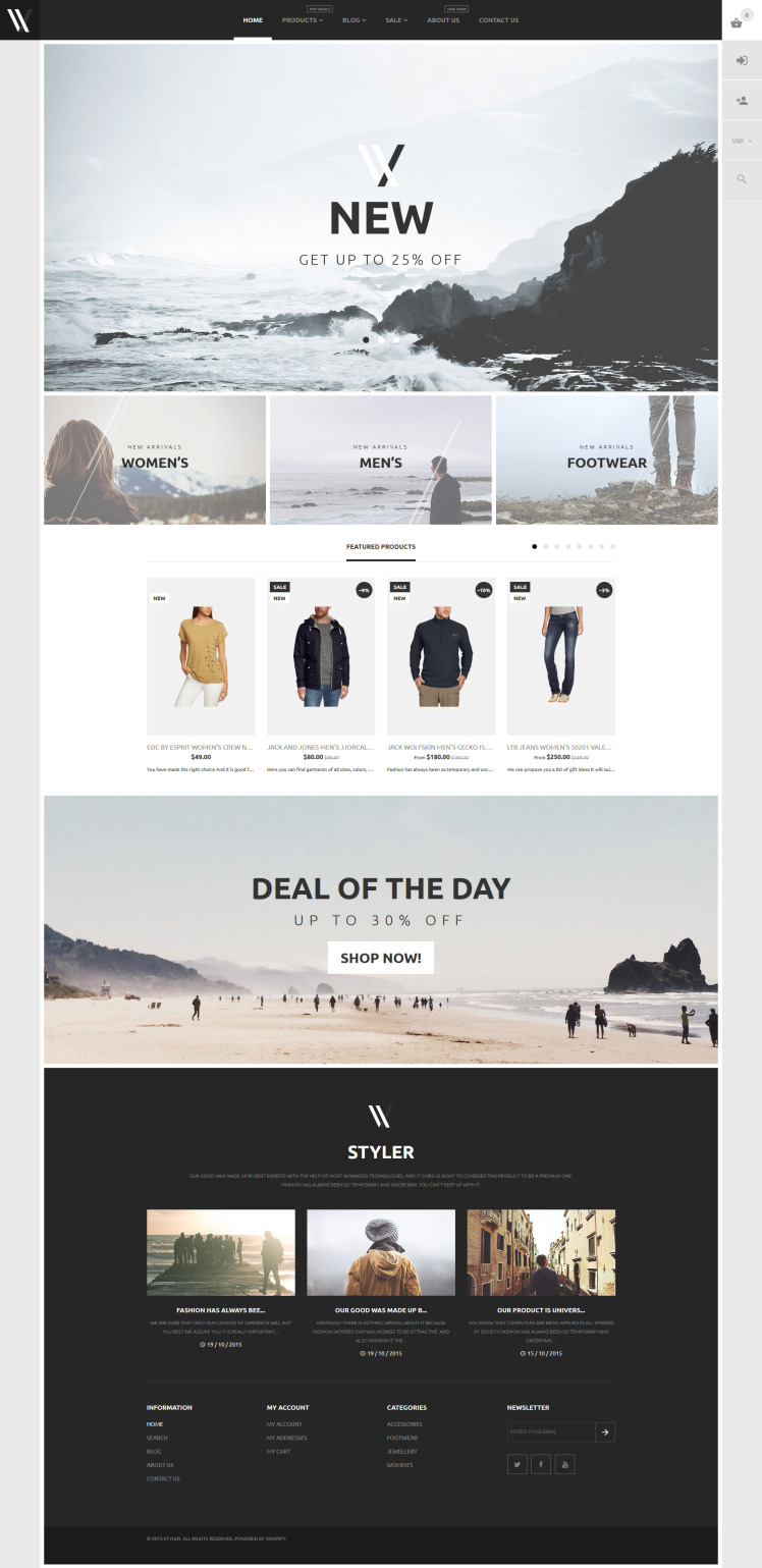 Apparel Responsive Clean Design Shopify Theme