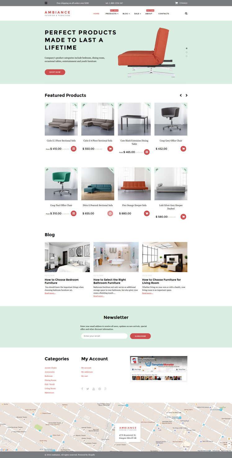 Ambiance Shopify Theme #58012