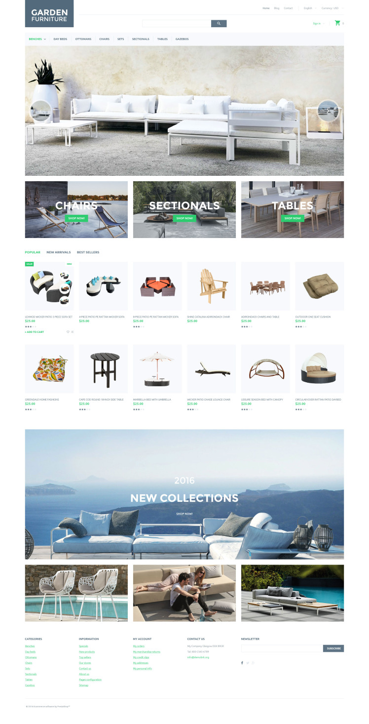 Garden Furniture PrestaShop Themes