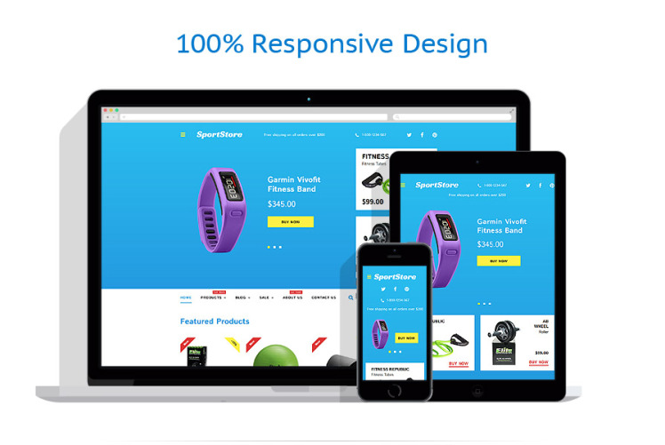 Sport Store Shopify Theme #58130