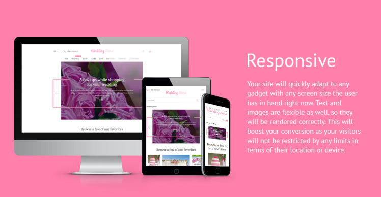 Wedding Store Shopify Theme #58236-1