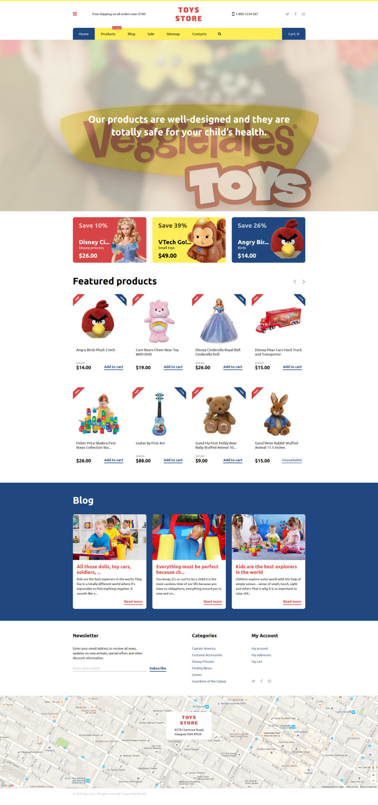Toys Store Shopify Theme #58213