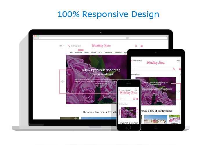 Wedding Store Shopify Theme #58236
