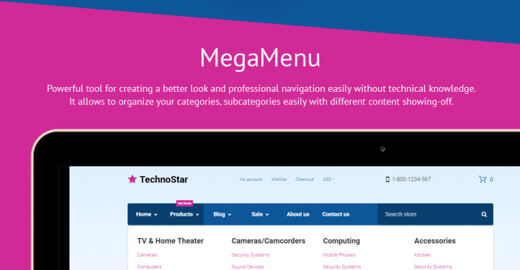 TechnoStar Electronics Store Responsive Shopify Theme #58392-2