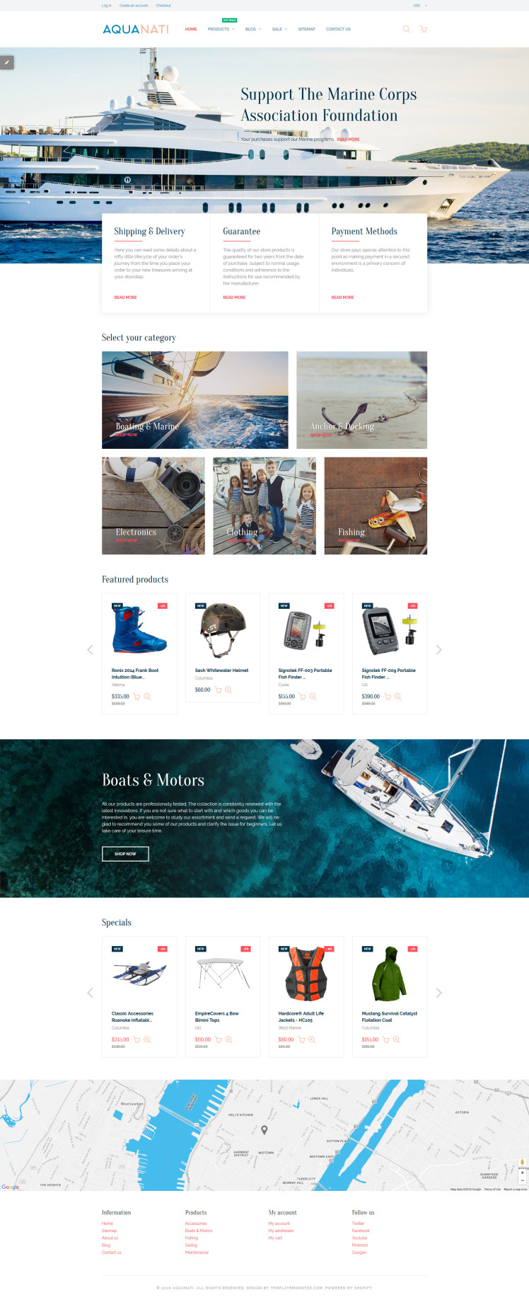 Aqua Nati Shopify Theme #58306