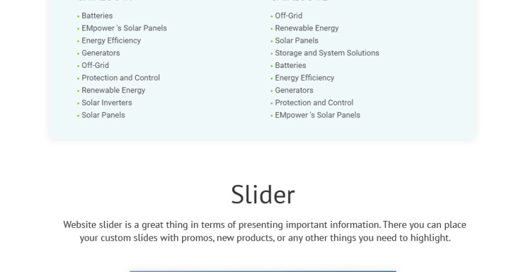 EMpower Solar Energy Shopify Theme #58455-3