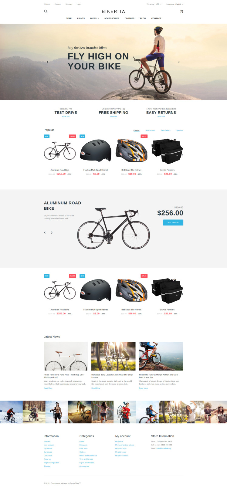 Bikerita PrestaShop Themes