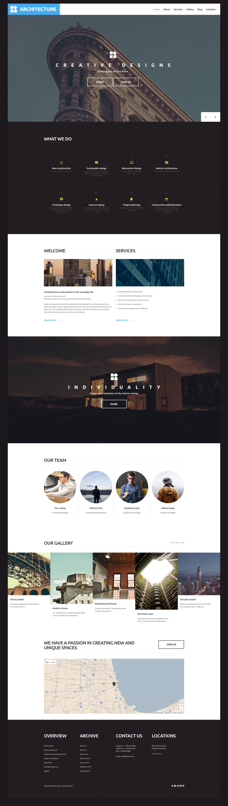Architecture WordPress Theme #58705