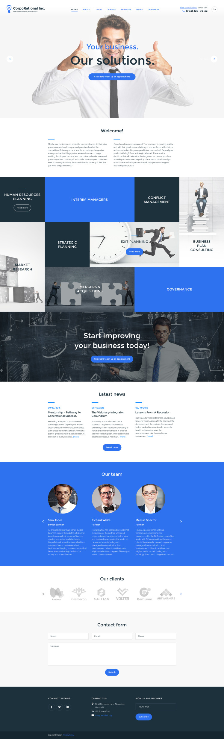 CorpoRational Inc Website Template