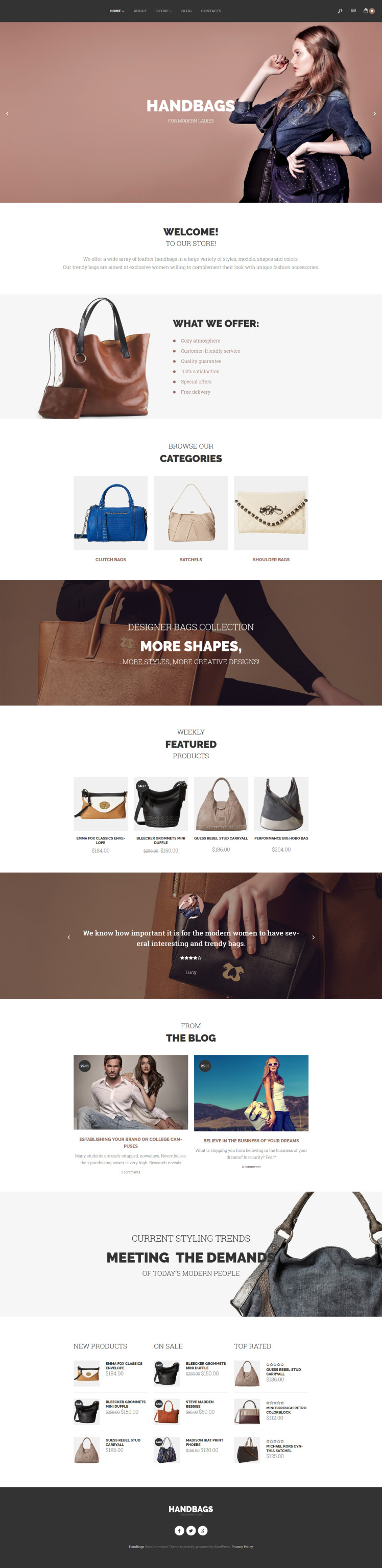 Handbags WooCommerce Themes
